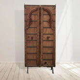 Antique Hand Carved Decorative Door Iron Work On Stand